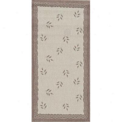 Stepco Patio Rugs 4.8 X 6.8 1302 Cream Brown Area Ruys