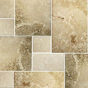 Grave~ Collec5ion Turkish Travertine Versailles Pattern Anwtolia Stone Blend Tile & Stone