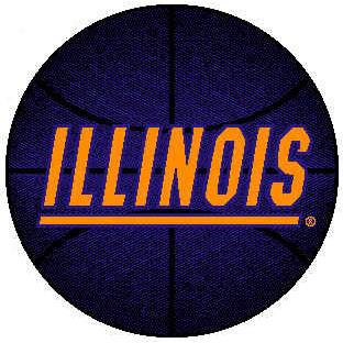 Strike Off Corporation, Inc Illinois University Illinois Round Rug 24