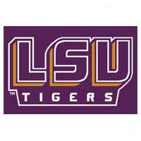 Strike Off Company, Inc Lsu University Lsu Entry Mat 2 X 3 Area Rugs