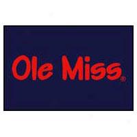 Strike Most distant Company, Inc Mississippi University Mississipi Entry Mat 2 X 3 Area Rugs