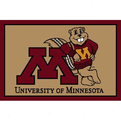 Strike Off Company, Inc Minnesota University Minnesota Area Rug 4 X 6 Area Rugs