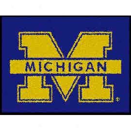 Strike Off Company, Inc Micigan University Michigan Entry Mat 2 X 3 Area Rugs