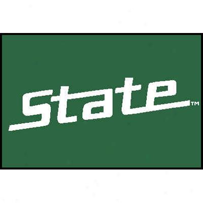 Strike Off Company, Inc Michigan State University Michigan State Entrh Interweave 2 X 3 Area Rugs