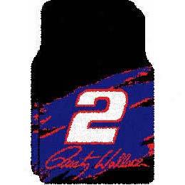 Strike Off Company, Inc Rusty Wallave Rusty Wallace Car Interweave Area Rugs