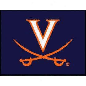 Strike Off Company, Inc Virginia University Virginia Entry Mat 2 X 3 Area Rugs