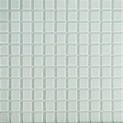 Tesoro Glass Mosaic - Crystal Solid 1 X 1 Sage Tile & Stone