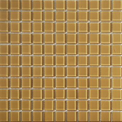 Tesoro Glass Moasic - Crystal Solid 1 X 1 Butterscotch Tile & Stone