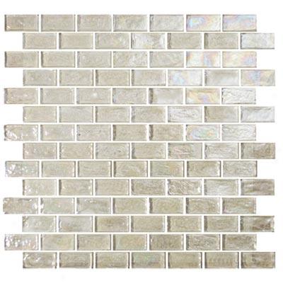 Tesoro Reflections - 1 X 2 Mosaic Glacial Glow Tile & Stone