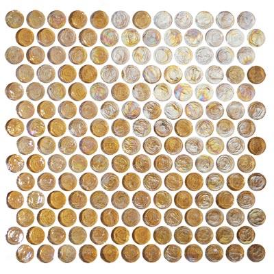 Tesoro Reflections - Penny Rounds Mosaic Serendipity Tile & Stone