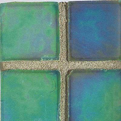 Tilecrest Lustre Series Distressed Edge Moxaic Powder Blue Tile & Stone