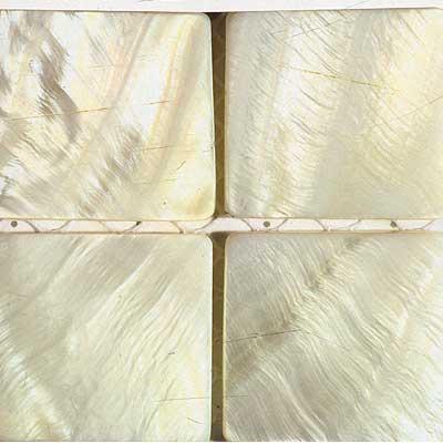 Tilecrest Shell Series Glass Mosaic Oyster Tile & Stone