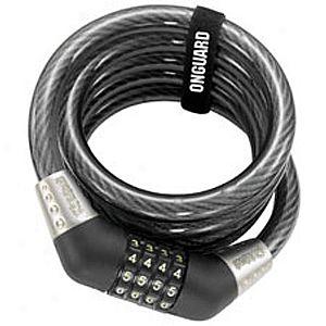 Doberman Series Combo Lock Coil Cable 6␙ 15mm