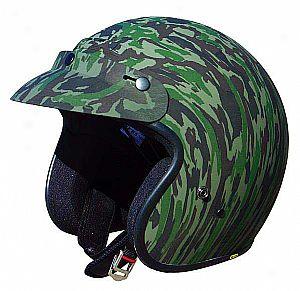 Gm2x Camouflage Open Face Helm