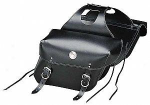 Non-tear Dura-hide Slant Saddlebag