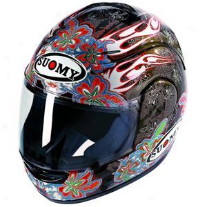 Spec 1r Hawaiian Flower Helmet