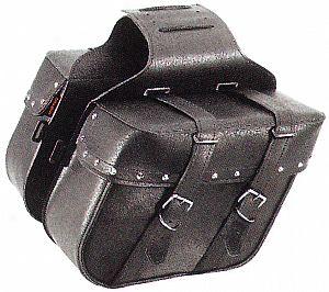 Studded Compact Slanted Saddlebag