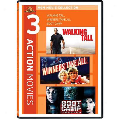 3 Action Movies: Winners Take All / Boot Camp / Walkin gTall (widescreen)