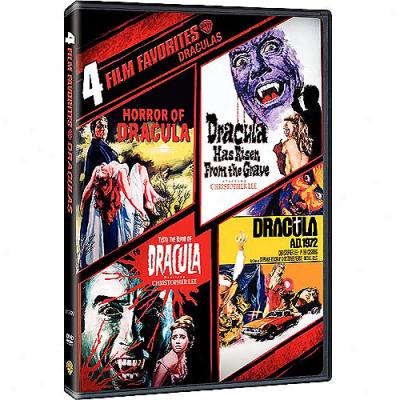 4 Film Favorites: Draculas: Horror Of Dracula / Dracula Has Risen / Taste The Blood Of Dracula / Dracula A.d. 1972 (widescreen)