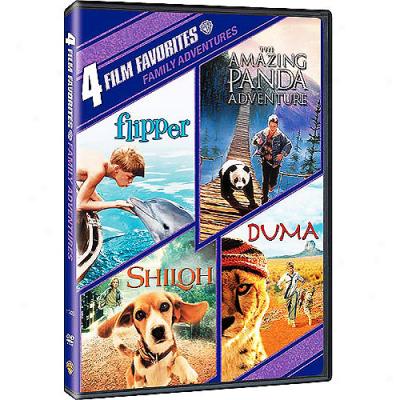 4 Film Favorites: Family Adventures: Flipper / Amazing Panda Adventure / Shiloh / Duma