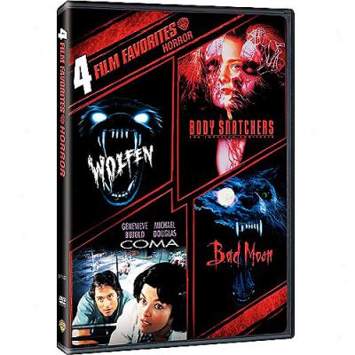 4 Film Favorites: Horror: Wolfen / Body Snatchers / Coma / Bad Moon (widescreen)