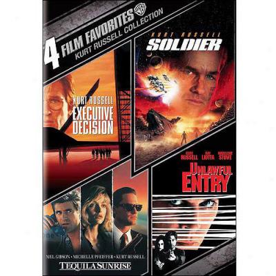 4 Film Favorites: Kurt Russell - Soldier / Tequila Sunrise / Executive Decision / Unlawful Entry (widescreen)