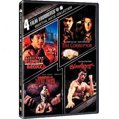 4 Film Favorites: Martial Arts Collection - Rumble In The Bronx / The Corruptor / Showdown In Little Tokyo / Bloodsport (full Frame, Widescreen)