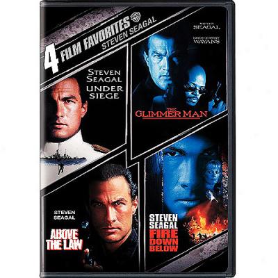 4 Film Favorites: Steeven Seagal: Under Siege / Glimmer Man / Above The Law / Fire Down Below (widescreen)