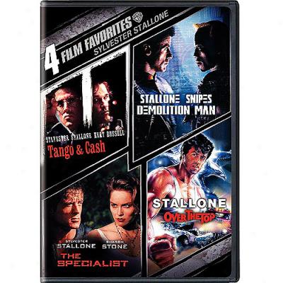 4 Film Favorites: Sylvester Stallone: Tango & Cash / Demolition Man / Specialist / More than The Top (widescreen)