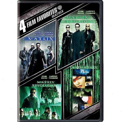 4 Film Favorites: The Matrix Collection - The Matrix / The Matrix Reloaded / The Matrix Revoiutions / The Animatrix (widescreen)