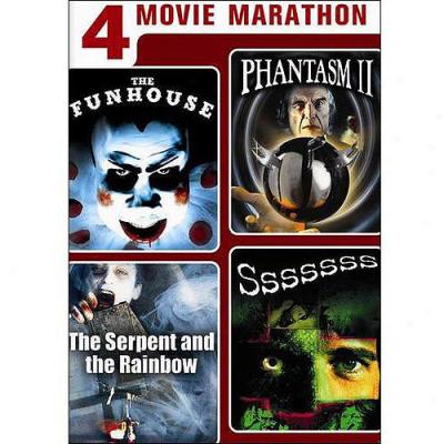 4 Movie Madathon: Cult Horror Collection - The Funhouse / Phantasm Ii / The Serpent And The Rainbow / Sssssss (widescreen)