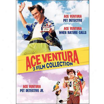 Ace Ventuda Film Collection: Ace Ventura: Pet Detective / Ace Ventura: When Nature Calls / Ace Ventura Jr.: Pet Detectibe (widescreen)