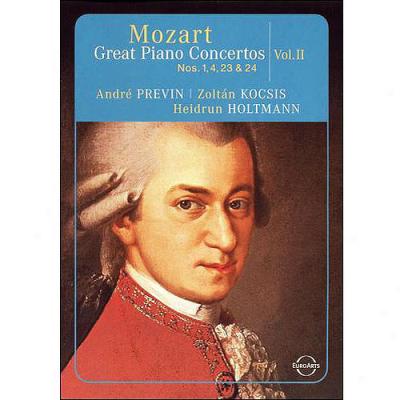 Andre Previn, Zoltan Kocsis, Heidrun Holtmann, Mozart: Piano Concertos Nos. 1, 4, 23, 24