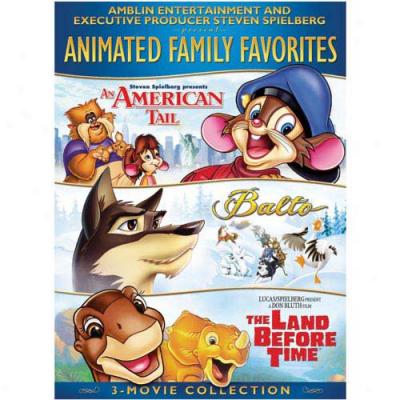 Animated Fqmily Favorites 3-movie Collection: An American Tail / Balto / The Land Before Time (full Frame)