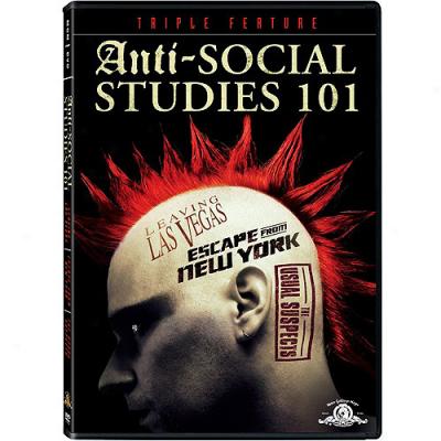 Anti Social Studies 101 Giftset: (escape From New York / The Usual Suspects / Leaving Las Vegas