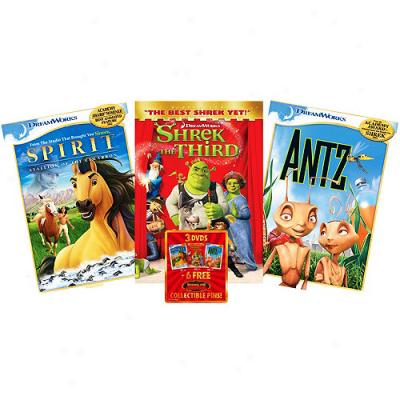 Bee Movie / Shark Story / Chicken Run Giftset (widescreen)