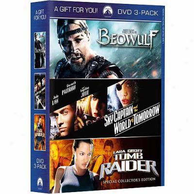 Beowulf / Sky Captain And The World Of Tomorrow / Lara Croft: Tomb Raider Triple Feature (widescreen)