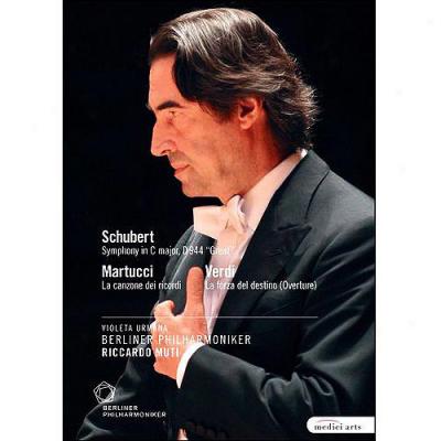 Berliner Philharmoniker / Riccardo Muti: Schubert / Martucci / Verdi (widescreen)