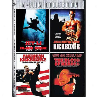 Black Mask / Kickboxer / American Kickboxer 2 / Blood Of Heroes