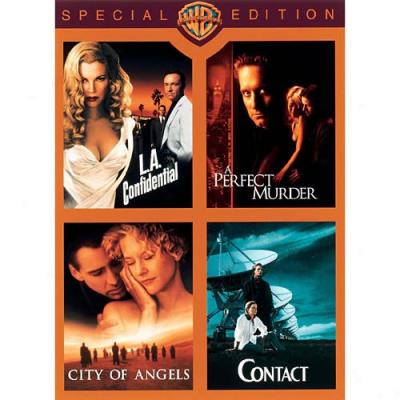 Box Office Hits: L.a. Confidemtial / A Perfect Murder / City Of Angels / Contact (full Skeleton, Widescreen)