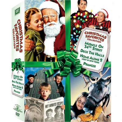 Christmas Favorites Collection: Mjracle On 34th Road / Deck The Halls / Home Alone 2: Lost In New York / Prancer(widescreen)