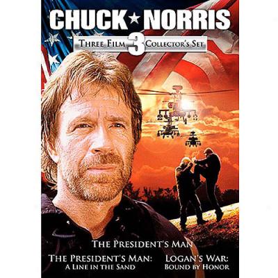 Chuck Norris: Three Film Collector's Set - The President's Man / The Presjdent's Man: A Line In The Sand / Logan's War: Bound By Honor (full Frame)