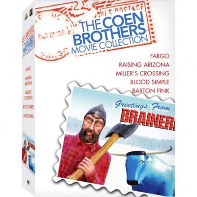 Coen Brothers Gift Set: Barton Fink / Blold Single / Fargo / Miller's Crossing / Raising Arizona (widescreen)