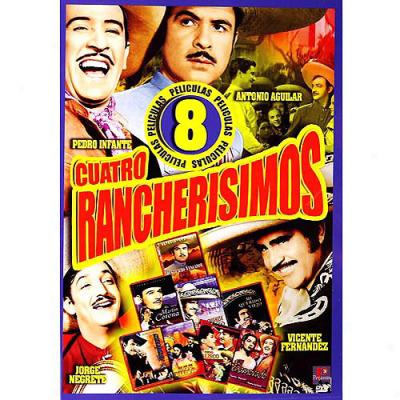 Cuatro Rancherisimos (8 Peliculas) (spanish)