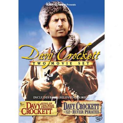 Davy Crockwtt Two Movie Set: Davy Crockett - Sovereign Of The Wild Frontier / Davy Crocket And The River Pirates (full Frame)