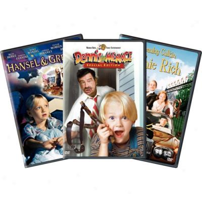 Dennis The Menace: 10th Anniversary Edition / Richie Rich / Hansel & Gretel 3( Pack)