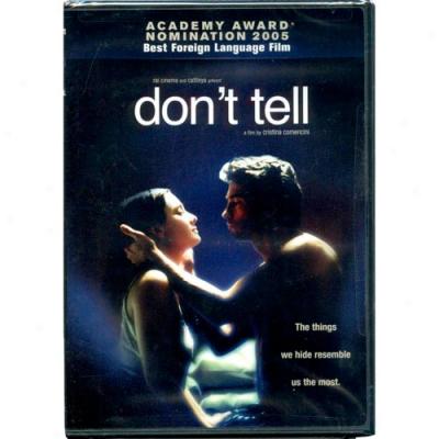 Don't Tell (wisescreen)