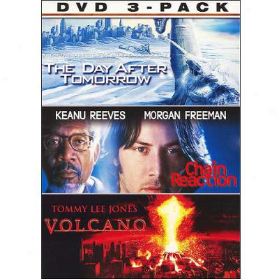 Elements 3-pack: The Day Following Toomrrow / Connected series Reaction / Volcano (widescreen)