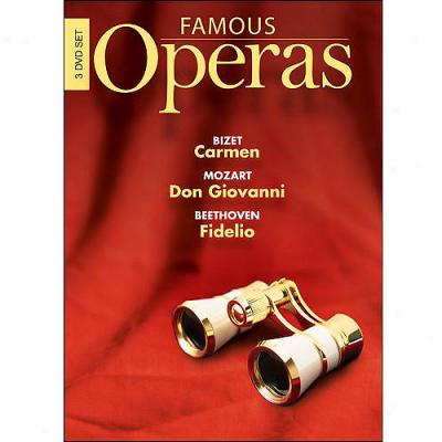 Famous Operas: Carmen / Don Giovanni / Fiddlio (widescreen)