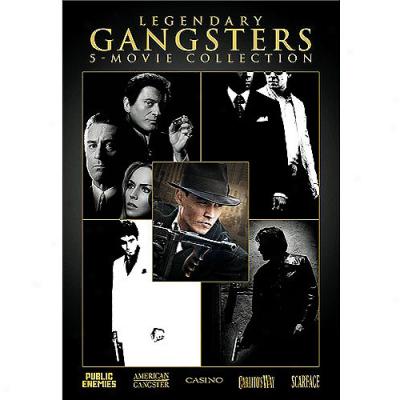 Gangster Collection: Public Enemies / American Gangster / Scarface (1983) / Casino / Carlito's Way (widescreen)